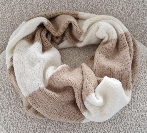 Xxl strickschal gestreift - strickschal,