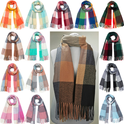Weicher winterschal stola - winterschal,
