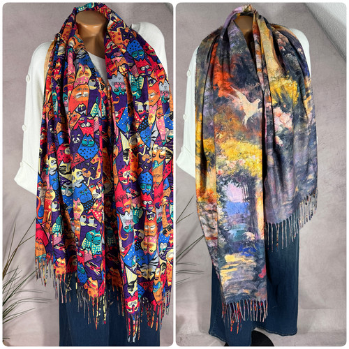Xxl wende schal damen - ,